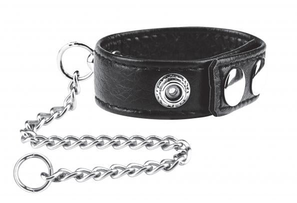 C & B Gear Snap Cock Ring with Leash 12 inches