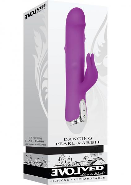 Dancing Pearl Rabbit Vibrator Purple