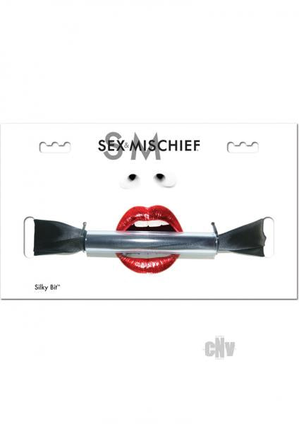 Sex & Mischief Silky Bit Gag Black