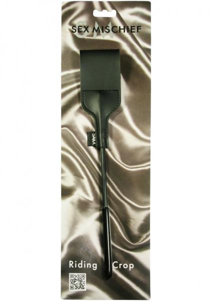 Sex & Mischief Riding Crop Black