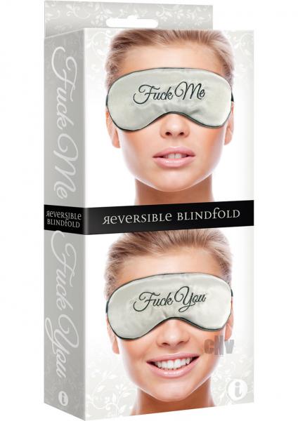 F-ck Me / F-ck You Mask Blindfold Gray