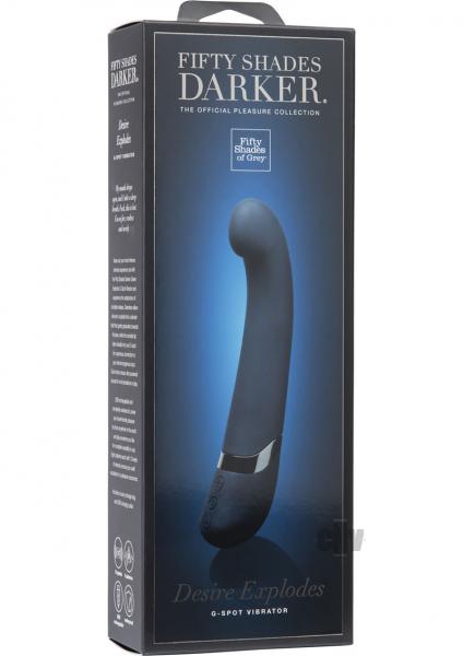 Fifty Shades Darker Desire Explodes Usb Rechargeable G-spot Vibrator