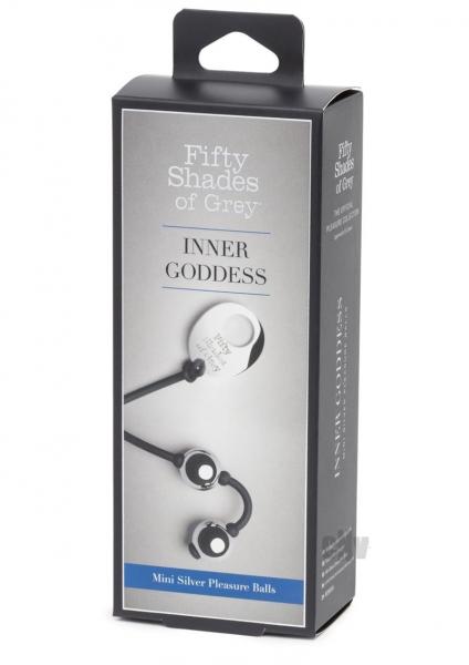 Fifty Shades Of Grey Inner Goddess Mini Silver Pleasure Balls 3oz