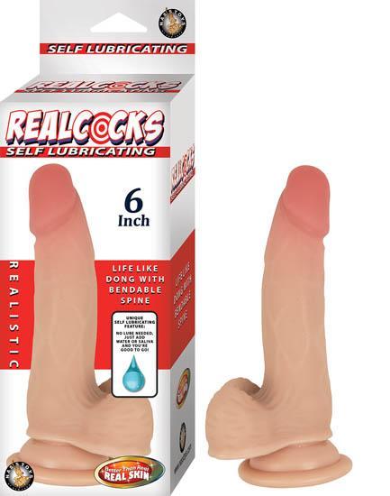 Realcocks Self Lubricating 6''-flesh