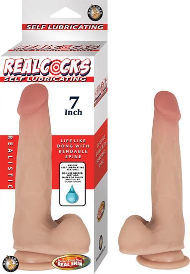 Realcocks Self Lubricating 7''-flesh