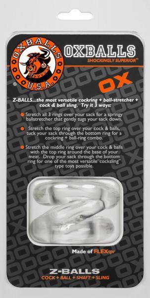 OxBalls Z-Balls, Ballstretcher, Clear