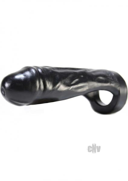 Thug Silicone Double F'er Strapless Dildo 8'' - Black