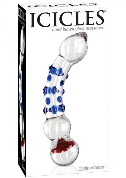 Icicles No. 18 Hand Blown Glass Massager
