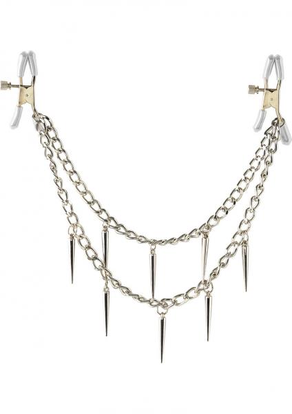 Fetish Fantasy Rock Hard Nipple Clamps Silver