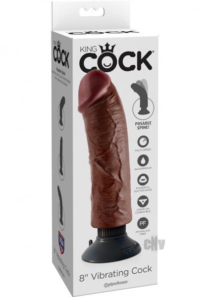 King Cock 8in Vibrating Cock