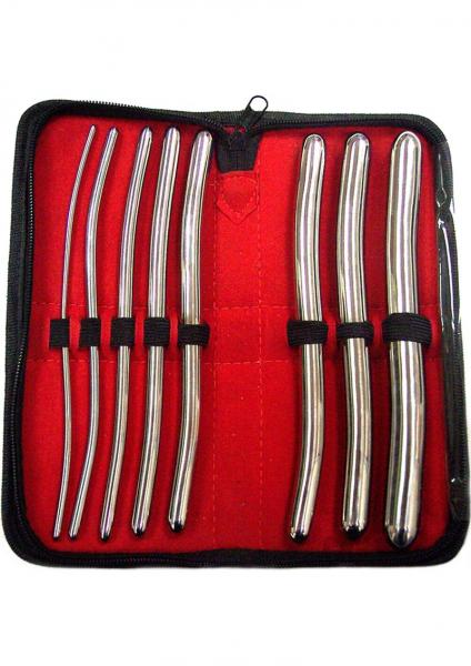 Rouge Stainless Steel Hegar 8 Piece Dilator Set