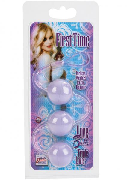 First Time Love Balls Triple Lover Perfectly Weighted For The Beginner - Purple