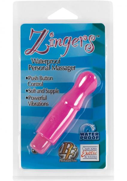 Zingers Personal Massager Waterproof - Pink