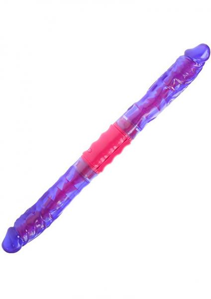 Dual Vibrating Flexi-Dong Purple