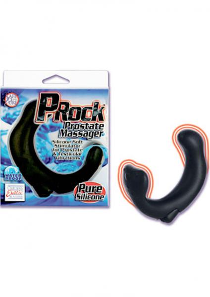 P-Rock Vibrating Prostate Massager Black