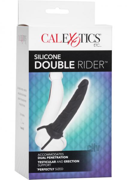 Cal Exotics Silicone Double Rider Black