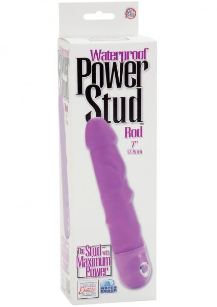 Waterproof Power Stud Rod Dong - Purple