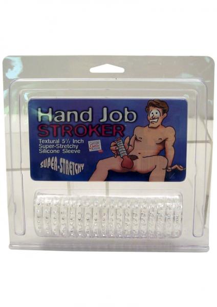 Hand Job Stroker Sleeve Clear