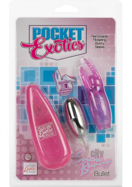 Pocket Exotics Snow Bunny Bullet Vibrator