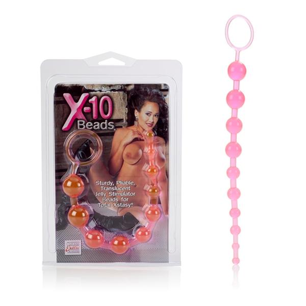 X 10 Beads Graduated Anal Beads 11 Inch