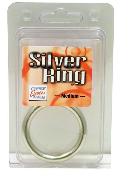 Silver Cock Ring - Medium