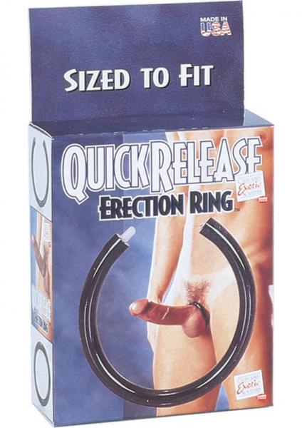 Quick release erection ring