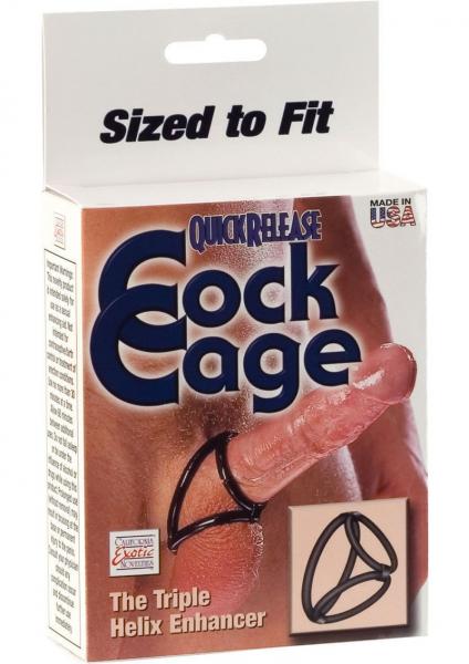 Quick Release Cock Cage The Triple Helix Enhancer