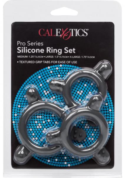 Pro Series Silicone Ring Set 3 Sizes Smoke