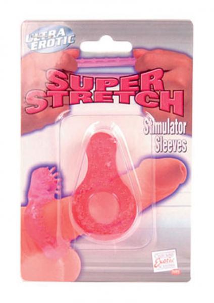 Super stretch stimulator sleeves -Pink nodule