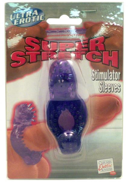 Super stretch stimulator sleeve -Dual purple