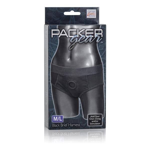 Packer Gear Black Brief Harness M/L