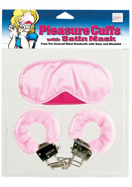 Pleasure Cuffs with Satin Mask