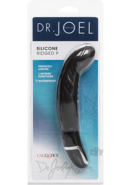 Dr Joel Ridged P Silicone Prostate Massager Black