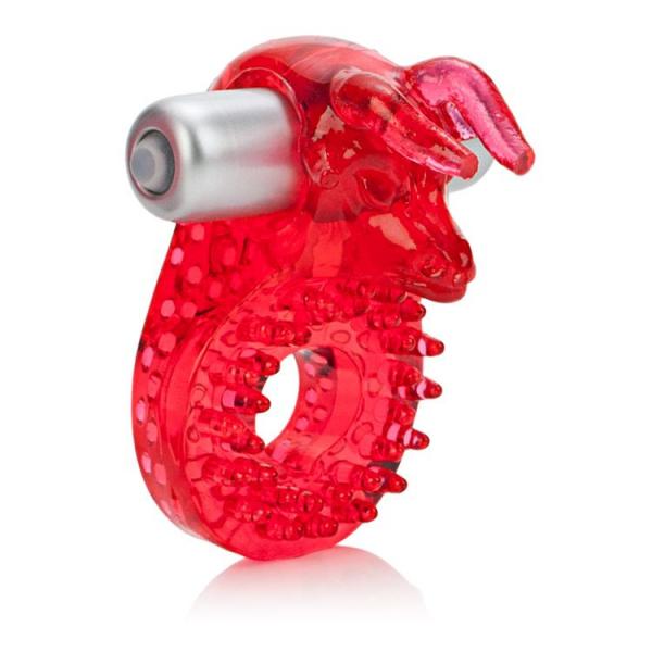 Couples Raging Bull Red Vibrating Ring