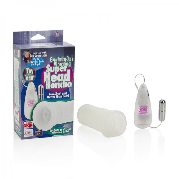 Sue Johanson Glow In The Dark Vibrating Super Head Honcho Masturbator