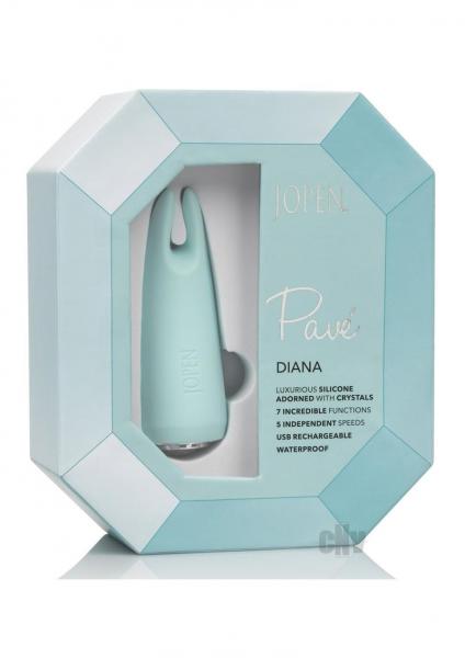Pave Diana Travel Size Clitoral Vibrator Green