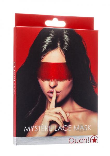 Myst re Lace Mask - Red