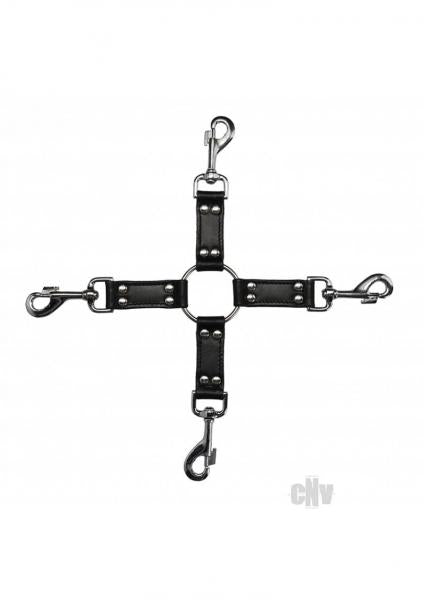Ouch! Pain - Saddle Leather 4-way Hogtie Cross