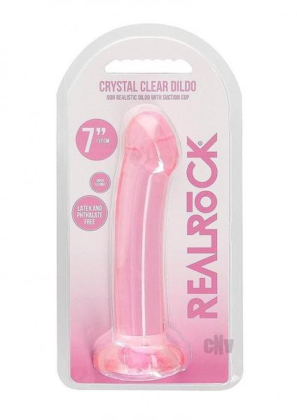 Realrock Non Realistic Dildo W Suction Cup 6.7in Pink