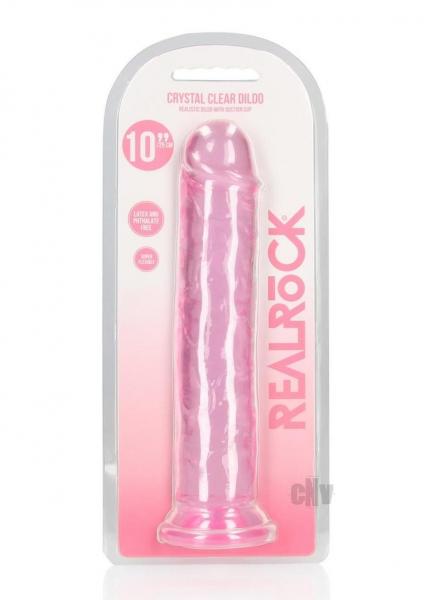 Realrock Straight Realistic 10 In Dildo Pink