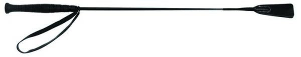 26 Inch Basic Riding Crop Black Leather
