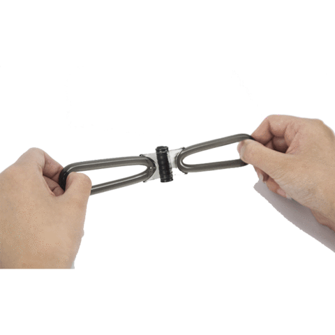 Adam Male Cock and Ball Infinity Vibrating Cock Ring Black