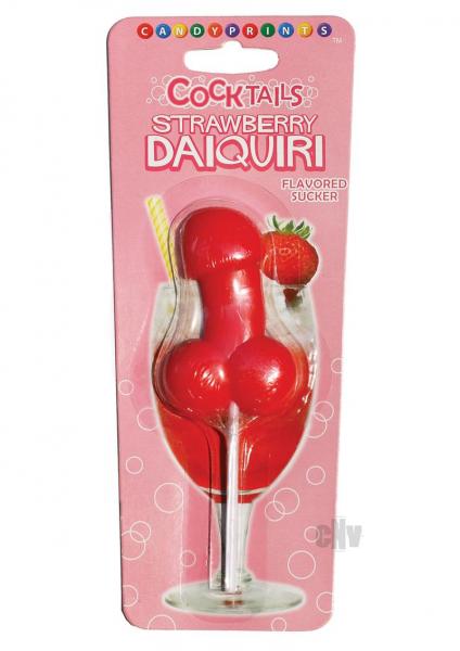 Strawberry Daquiri Cocktail Sucker