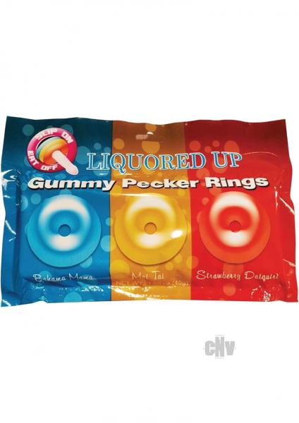 Liquored Up Pecker Gummy Rings 3 Pack
