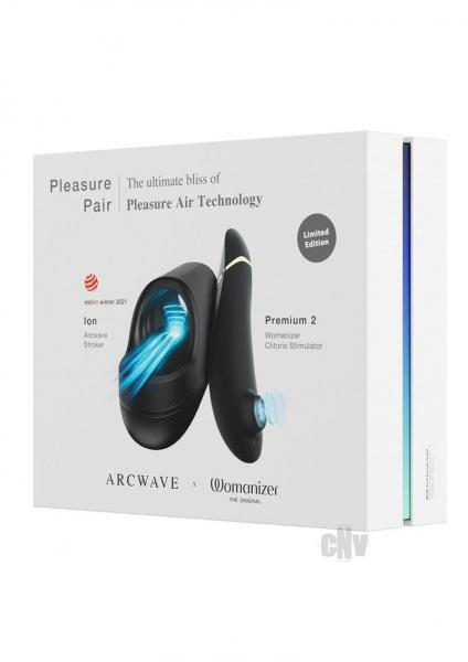 Arcwave x Womanizer Pleasure Pair - Ion + Premium 2 Black
