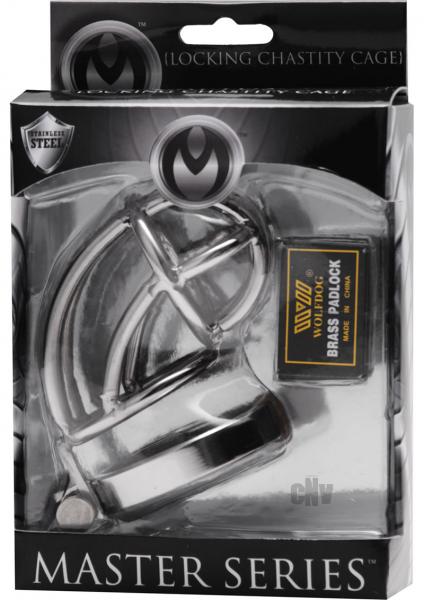 Captus Stainless Steel Locking Chastity Cage