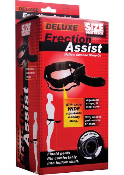 Size Matters Erection Assist Hollow Silicone Strap On