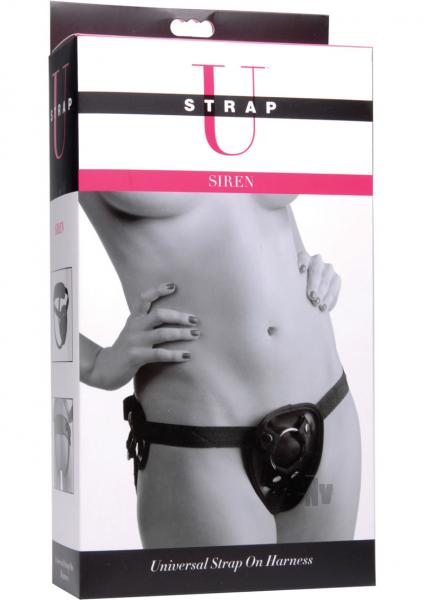 Strap U Universal Harness Rear Support Black O/S