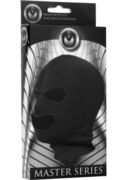 Facade Spandex Hood With Eyes And Mouth Holes Black O/S