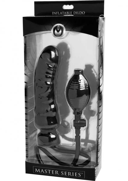 Renegade Semi Realistic Inflatable Dildo Black